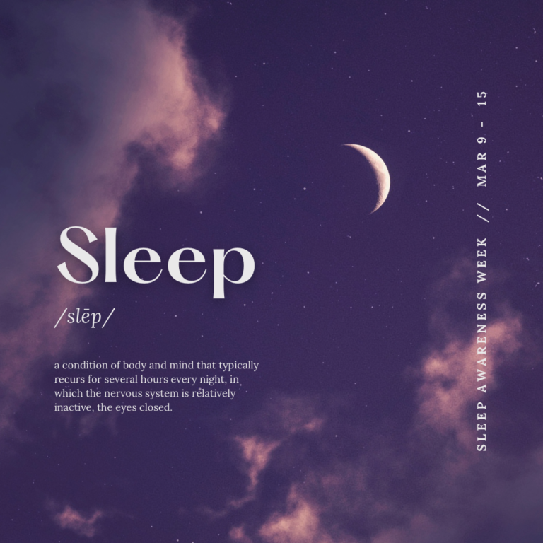 Join the Mental Health Ministry Kick Off Sleep Awareness Week