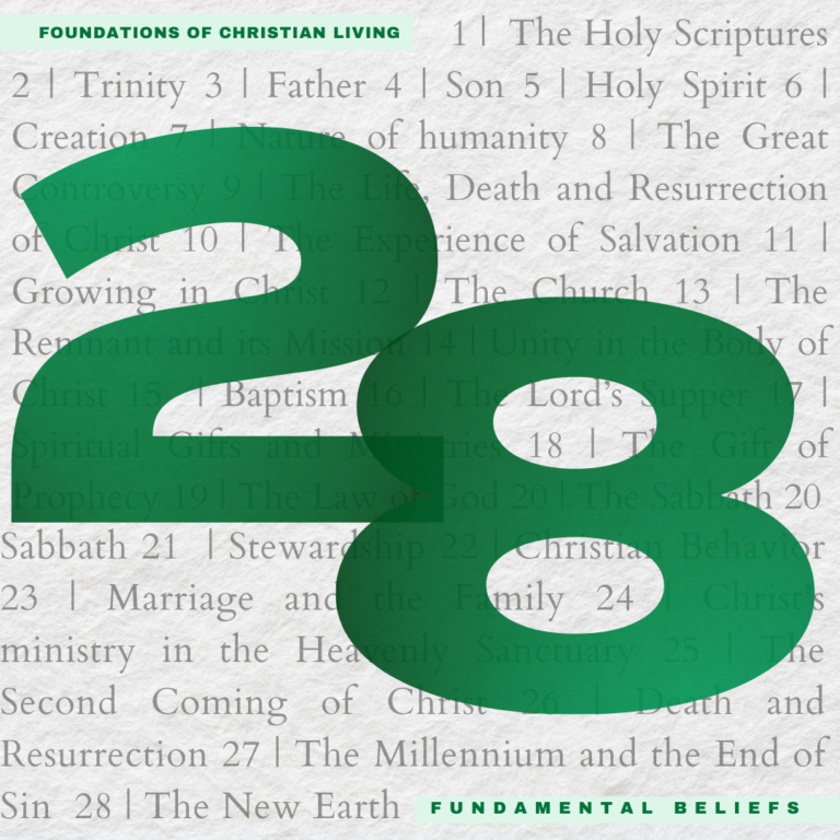 Foundation of Christian Living: 28 Fundamental Beliefs